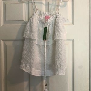 Lily Pulitzer white tank top